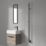 Reina 1500mm x 22mm 137BTU Black Pole Electric Towel Rail Radiator