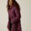 Regatta Eloria Womens Hooded Long Quilted Coat Fig - 909 Size 14