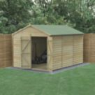 Forest Beckwood 8' x 11' 6" (Nominal) Apex Shiplap Timber Shed with Assembly