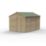 Forest Beckwood 8' x 11' 6" (Nominal) Apex Shiplap Timber Shed with Base & Assembly