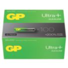 GP Batteries Ultra Plus AA 1.5V Alkaline Batteries 100 Pack