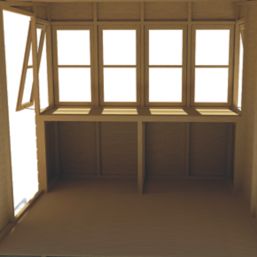 Shire  6' 6" x 6' (Nominal) Pent Shiplap T&G Timber Shed