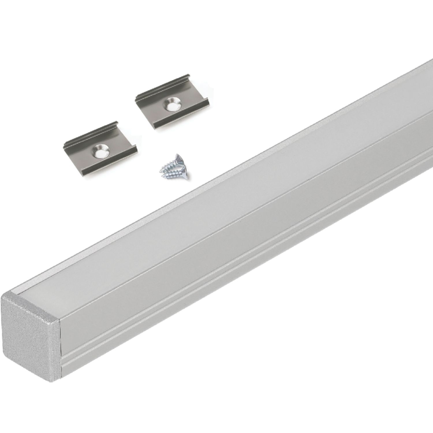 VEW Aluminium Smart Surface Mounted Profile Kit 1m (456TW)