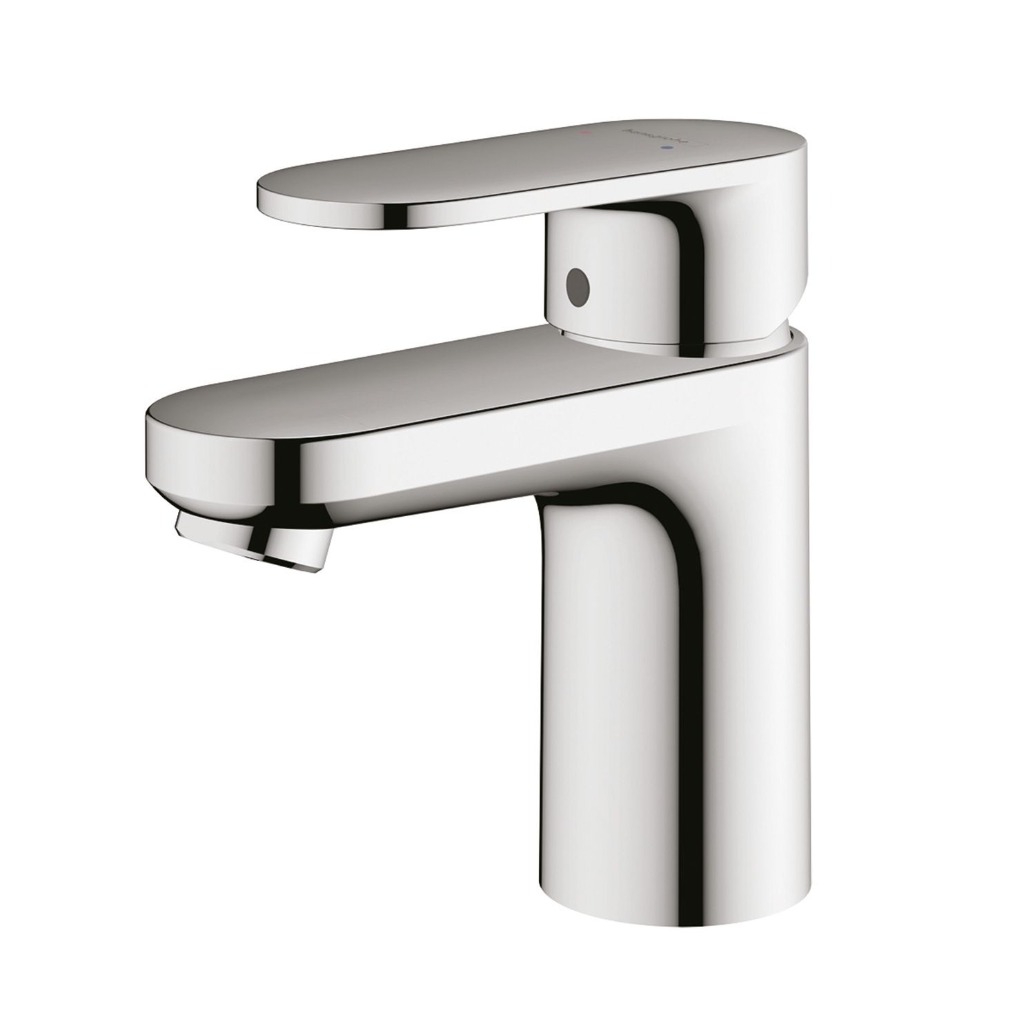 Hansgrohe Vernis Blend Chrome 126mm Cloakroom Lever Mono Basin Mixer Tap With Pop-Up Waste (456VK)