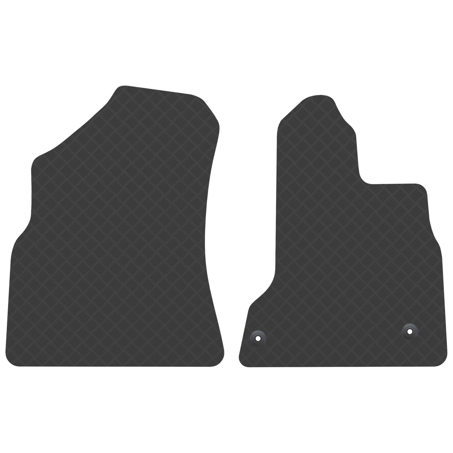 Car Mat Co. Citroen Berlingo 2008 - 2018 Rubber Car Mats 2 Piece Set (456VV)