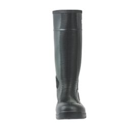 Site Trench Size 7  Black Steel Toe Cap Safety Wellies