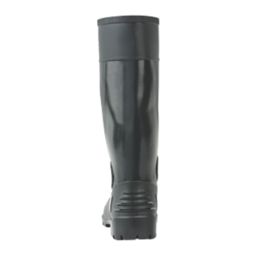 Site Trench Size 7  Black Steel Toe Cap Safety Wellies