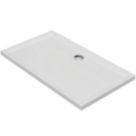 Milan Rectangular Bathroom Shower Tray & Waste White Gloss 1400mm x 900mm x 40mm