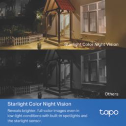 TP-Link Tapo C460  Battery-Powered Black Wireless 4K Outdoor Cylinder Smart Camera