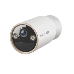 TP-Link Tapo C460  Battery-Powered Black Wireless 4K Outdoor Cylinder Smart Camera