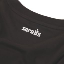 Scruffs Eco Worker Pocket Short Sleeve T-Shirt Black Small 36-38" Chest