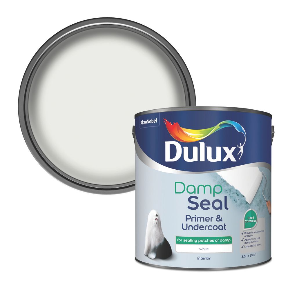 Dulux Damp Seal White 750ml Specialist Paints Screwfix Com