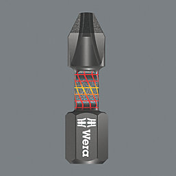 Wera Impaktor 851/1 1/4" 25mm Hex Shank PH3 TriTorsion Screwdriver Bit