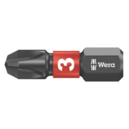 Wera Impaktor 851/1 1/4" 25mm Hex Shank PH3 TriTorsion Screwdriver Bit