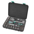Wera 8100 SC 4 Zyklop Speed 1/2" Drive Ratchet & Socket Set 38 Pcs