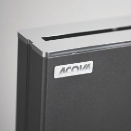 Acova Kolone 1300W Electric Aluminium Vertical Radiator 1805mm x 327mm Anthracite 4436BTU