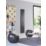 Acova Kolone 1300W Electric Aluminium Vertical Radiator 1805mm x 327mm Anthracite 4436BTU