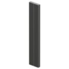 Acova Kolone 1300W Electric Aluminium Vertical Radiator 1805mm x 327mm Anthracite 4436BTU