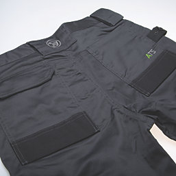 Apache ATS 3D Stretch Work Trousers Black / Grey 36" W 31" L