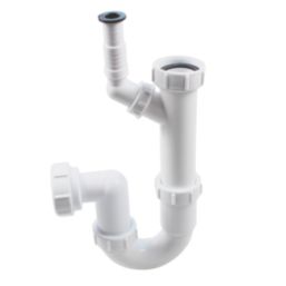 Flomasta Telescopic P Trap White 40mm