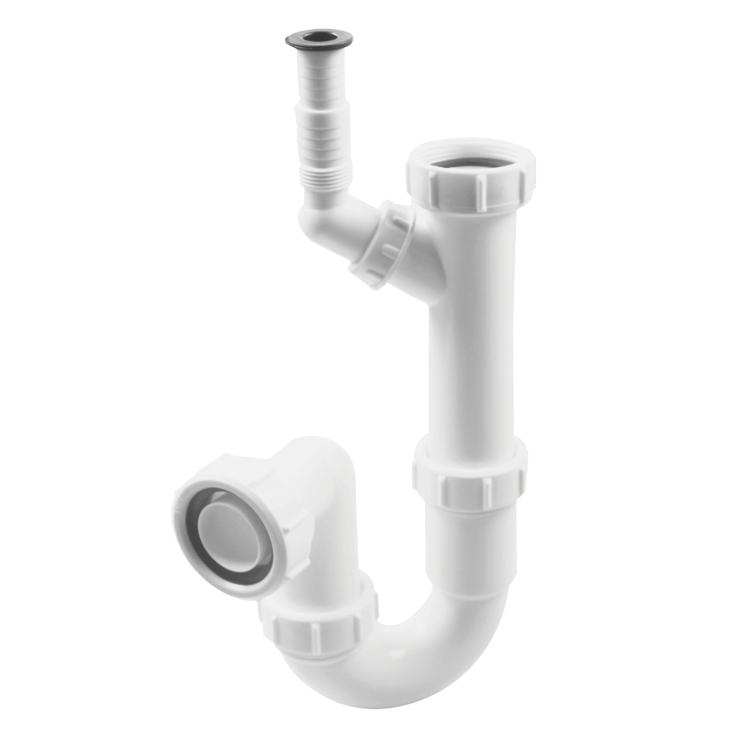 Flomasta Telescopic P Trap White 40mm (457JN)