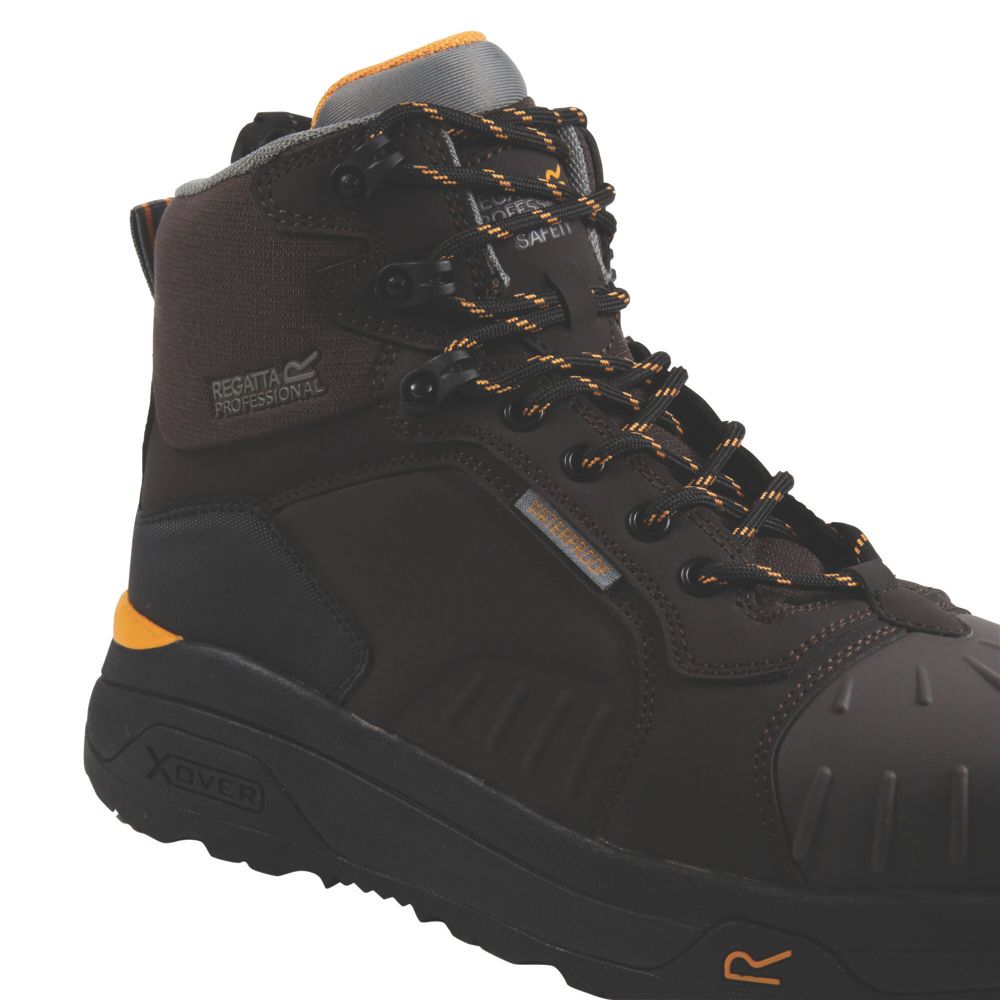 Regatta Exofort S7L Size 7 Chestnut/Black Waterproof Safety Boots