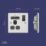 LAP  13A 1-Gang SP Switched Socket + 3A 18W 2-Outlet Type A & C USB Charger Brushed Steel with Black Inserts
