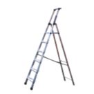 TB Davies Aluminium 1.96m 6 Step Platform Step Ladder