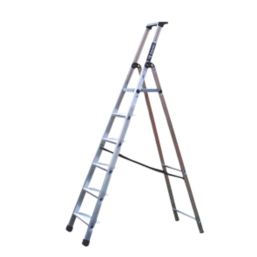 TB Davies Aluminium 1.96m 6 Step Platform Step Ladder