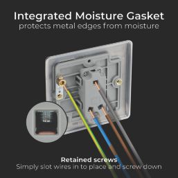 British General Nexus Metal 20A 16AX 1-Gang 2-Way Light Switch  Antique Brass