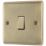 British General Nexus Metal 20A 16AX 1-Gang 2-Way Light Switch  Antique Brass