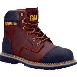 CAT Powerplant   Safety Boots Brown Size 13