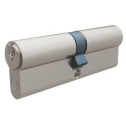 Smith & Locke 1 Star 6-Pin Euro Double Cylinder Locks 45-45 (90mm) Silver 2 Pack