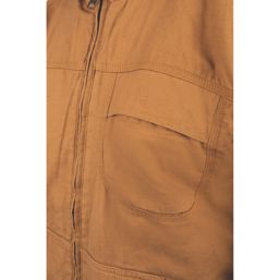 Dickies Sherpa Lined Duck Jacket Rinsed Brown XX Large 50-52" Chest