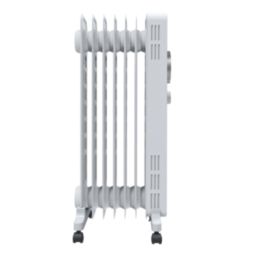 Blyss NY1507 24M 1500W Electric Portable Oil Filled Radiator White Screwfix