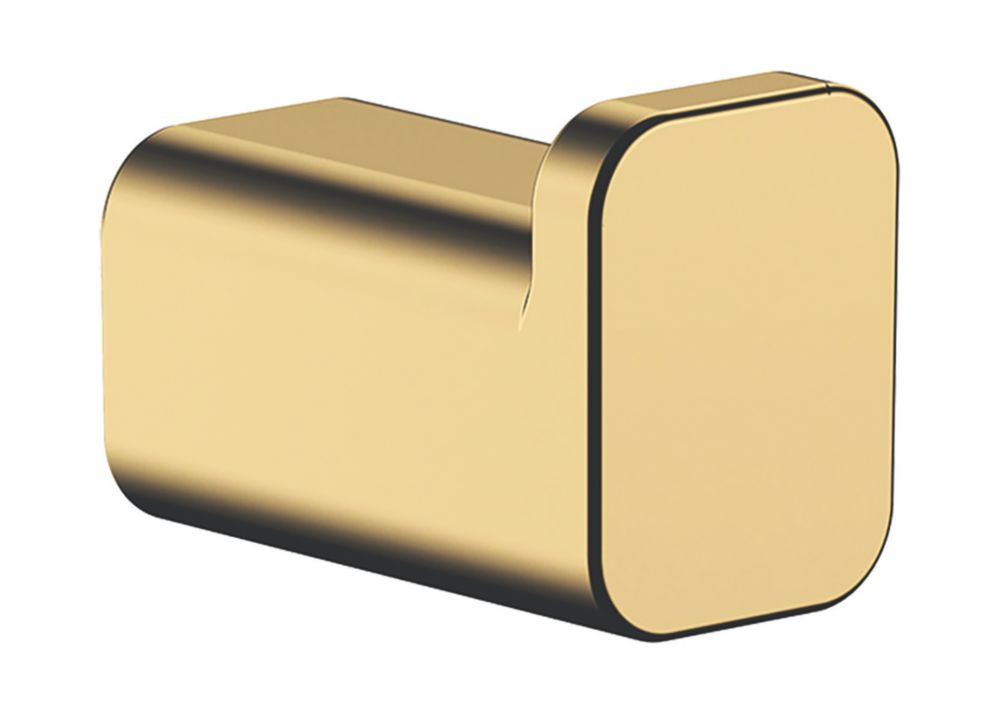 Hansgrohe AddStoris Bathroom Hook Polished Gold Optic