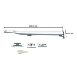 Smith & Locke Traditional Casement Stay Lock Polished Chrome 280mm