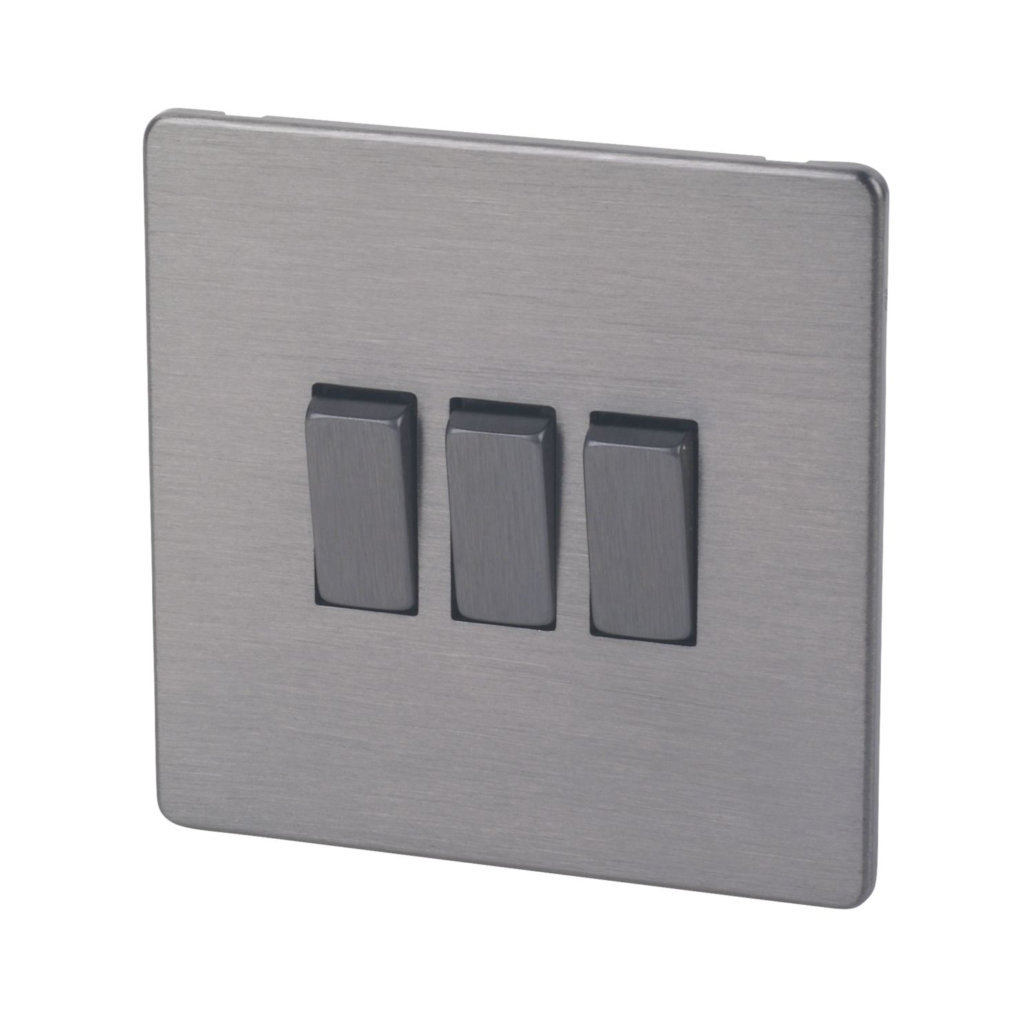 LAP 10AX 1-Gang 2-Way Light Switch Slate-Effect (4583G)