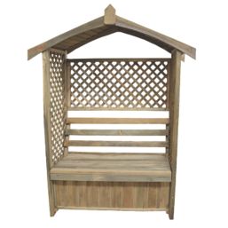 Forest Lyon 4' x 2' (Nominal) Apex Timber Arbour