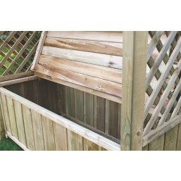 Forest Lyon 4' x 2' (Nominal) Apex Timber Arbour