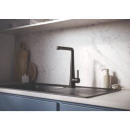 Bristan Pine Mono Sink Mixer Tap Black