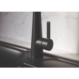 Bristan Pine Mono Sink Mixer Tap Black