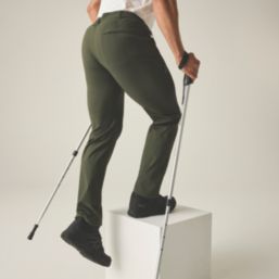 Regatta Highton II Stretch Trousers Dark Khaki 34" W 31" L