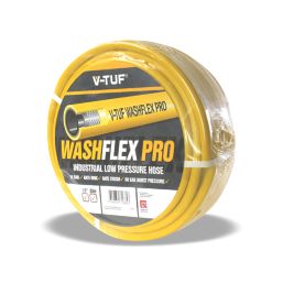 V-Tuf Washflex Presure Washer Hose Yellow 1/2" x 25m