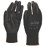 Site  PU Palm Dip Gloves Black Large