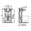 Ideal Standard ProSys Mechanical In-Wall WC Frame 820mm