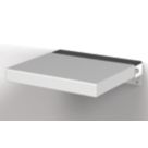Nymas Wall-Mounted Compact Shower Seat White