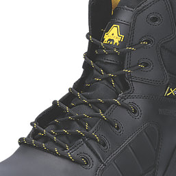 Amblers AS350C Metal Free   Safety Boots Black Size 6
