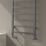 Reina 1200mm x 500mm 1170BTU Gunmetal Flat Designer Towel Radiator