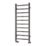 Reina 1200mm x 500mm 1170BTU Gunmetal Flat Designer Towel Radiator